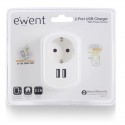 Ewent cargador tablet/smartphone. 3.1A. 2 X USB