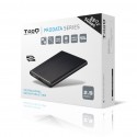 Tooq Caja externa HD 2,5", USB 3.0, Negra, Slim