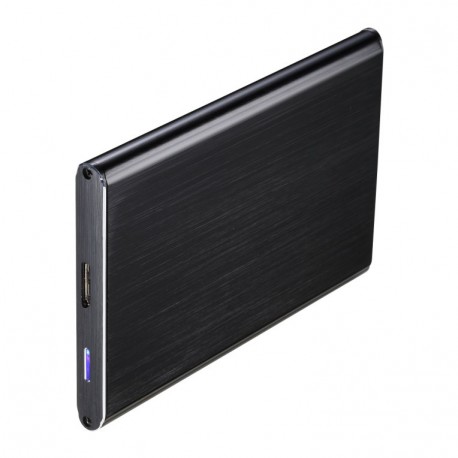 Tooq Caja externa HD 2,5", USB 3.0, Negra, Slim