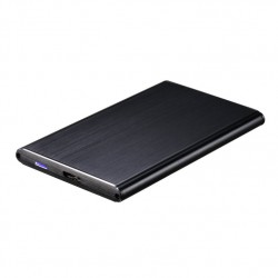 Tooq Caja externa HD 2,5", USB 3.0, Negra, Slim