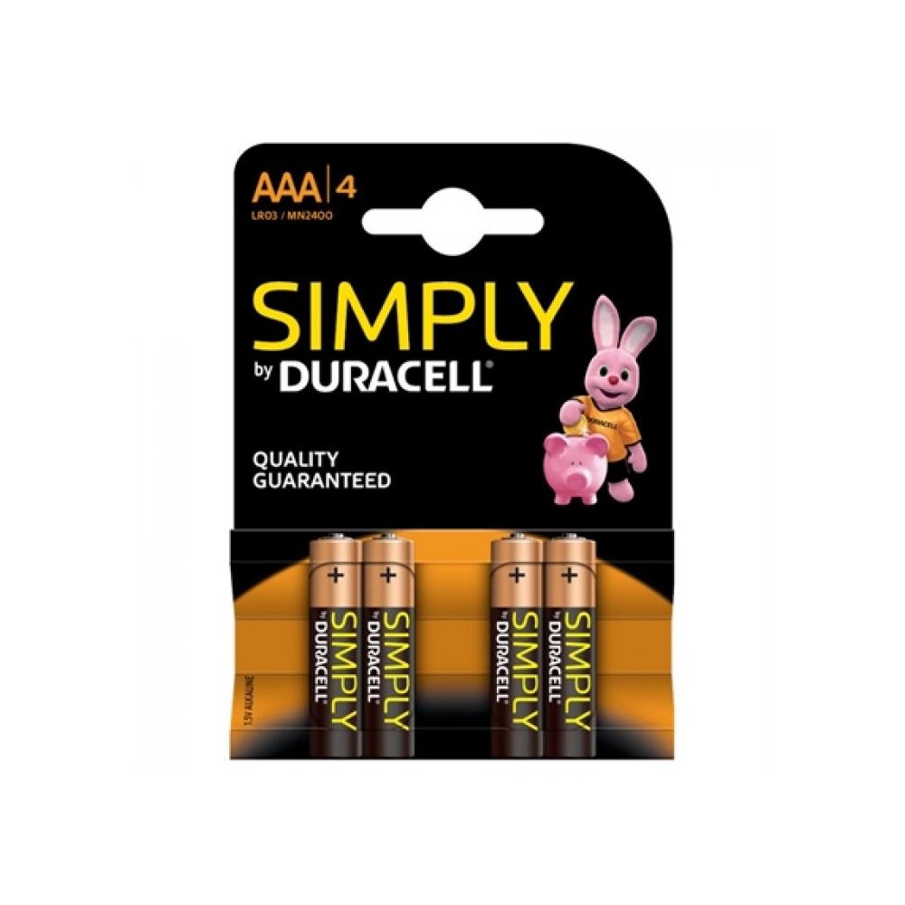 Duracell AAA 4Ud Simply