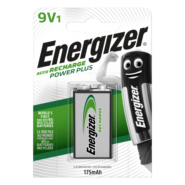 Energizer 9V-HR22 175Ah Recargable