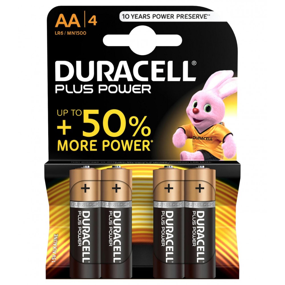 Duracell AA 4Ud Plus