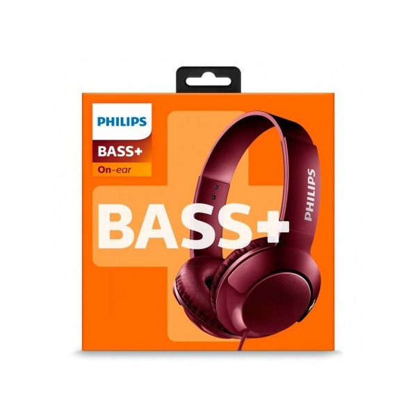 Philips SHL3070 Ariculares Rojo BASS+