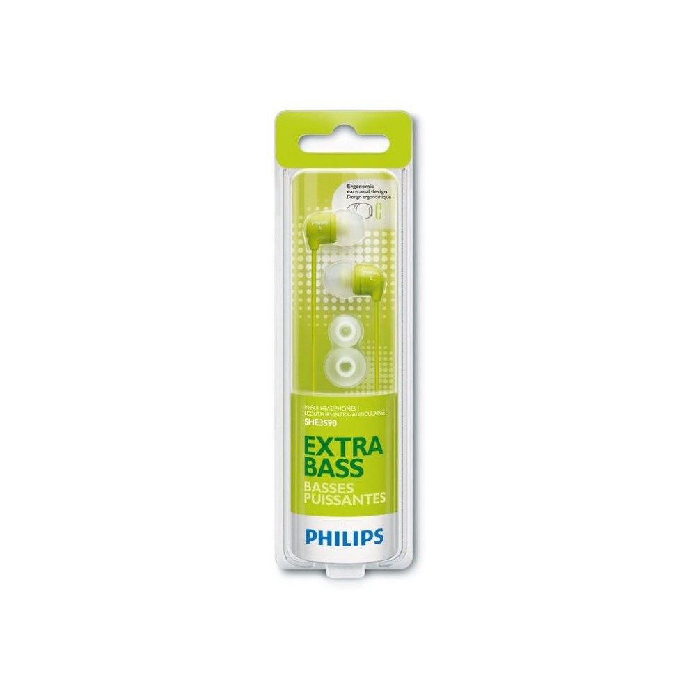 Philips SHE3590 Ariculares Verde In Ear