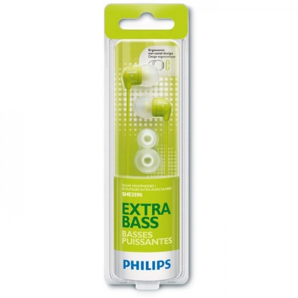 Philips SHE3590 Ariculares Verde In Ear