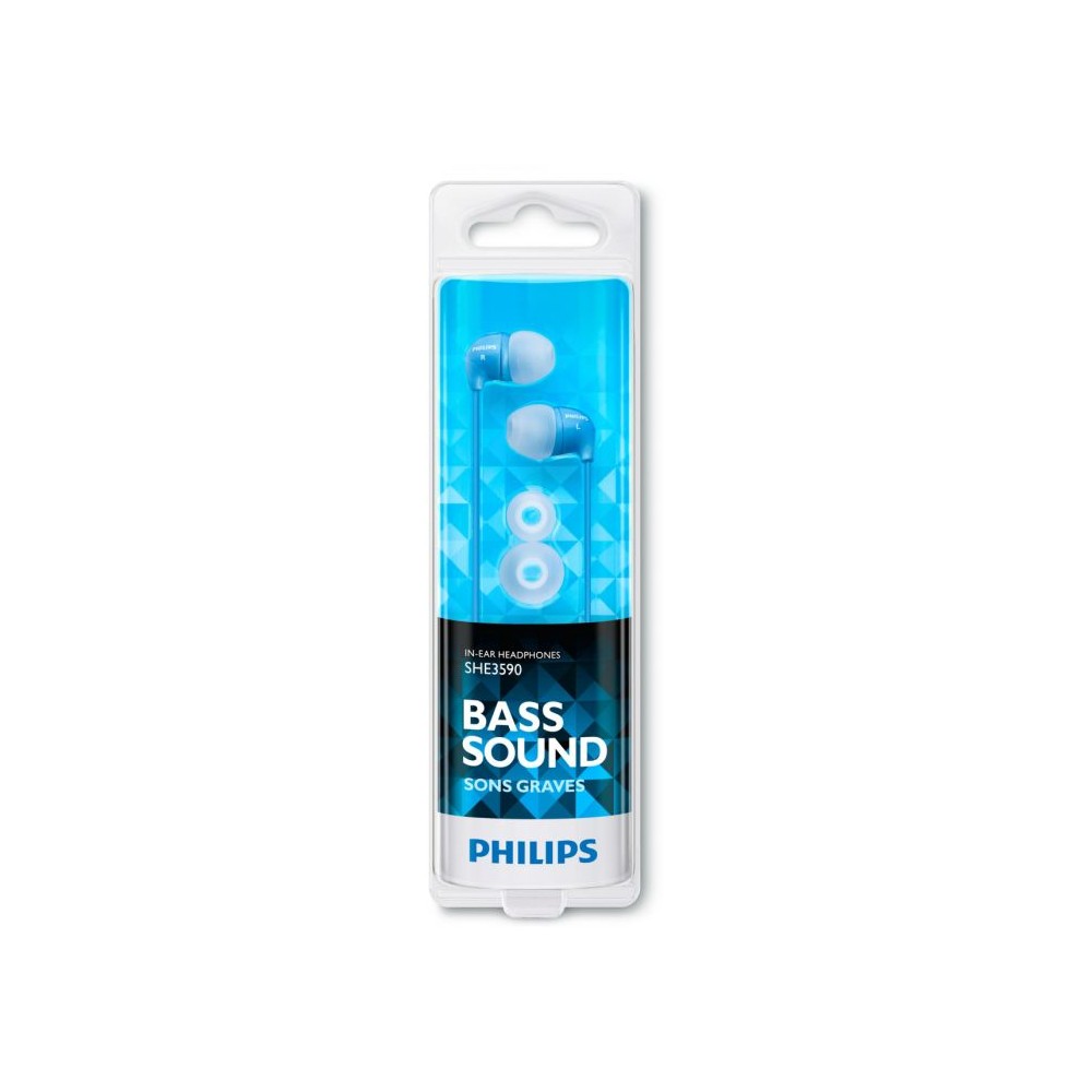 Philips SHE3590 Ariculares Azul In Ear