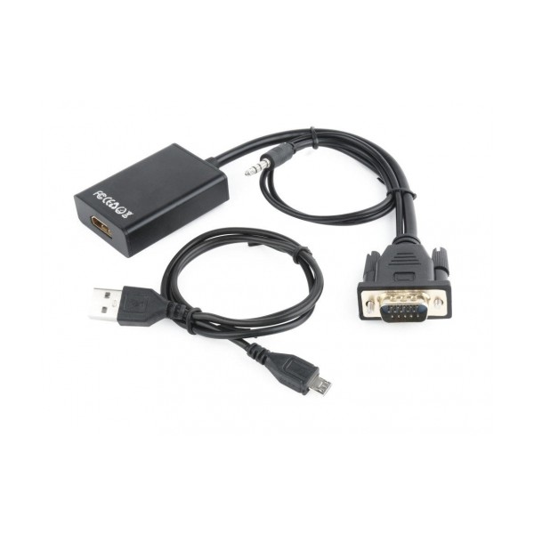 Gembird VGA a HDMI 15cm Adaptador