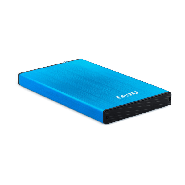 Tooq Caja externa HD 2,5", SATA, USB 3.0, Azul