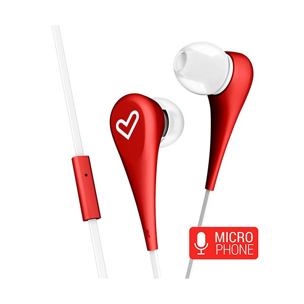 Energy Earphones Style 1+ Micr?ono Red