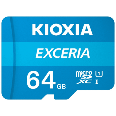 Kioxia 64Gb MicroSD UHS-I C10